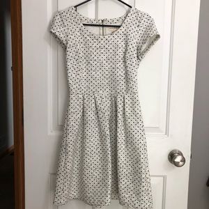 Black and White Polkadot Dress